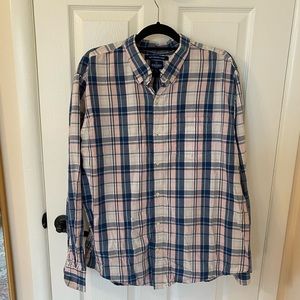 Mens Slim Fit XXL Button Down Shirt
